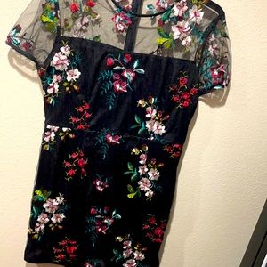 About and inch above knee dress